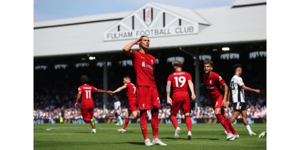 Liverpool empata em 2 a 2 com o Fulham